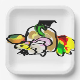 Mouse Herbst Pappteller