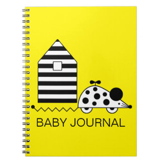 Mouse House Spiral Foto Notebook Notizblock