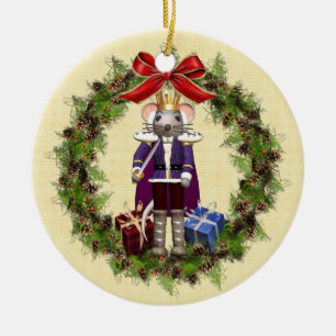 Mouse King Buon Natale Italienisches Weihnachtsges Keramikornament