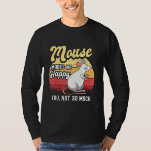 Mouse Mice Rat Gerbil Maus Ratón Pet Rodent Men Wo T-Shirt