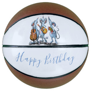 Mouse Music Band Funny Birthday Geschenk Basketbal Basketball