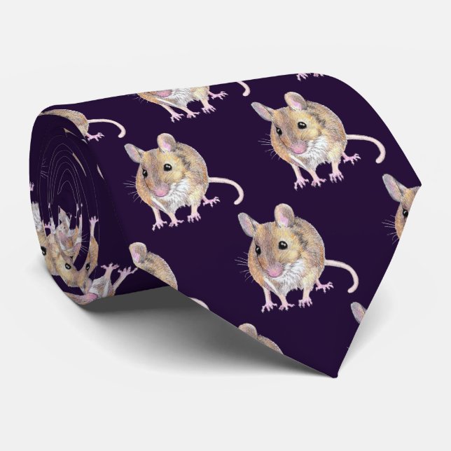 Mouse Neck Tie Krawatte (Gerollt)
