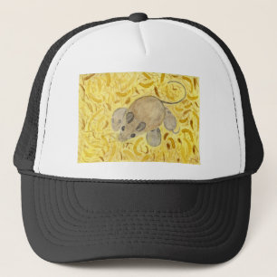 Mouse Nest Watercolor Truckerkappe