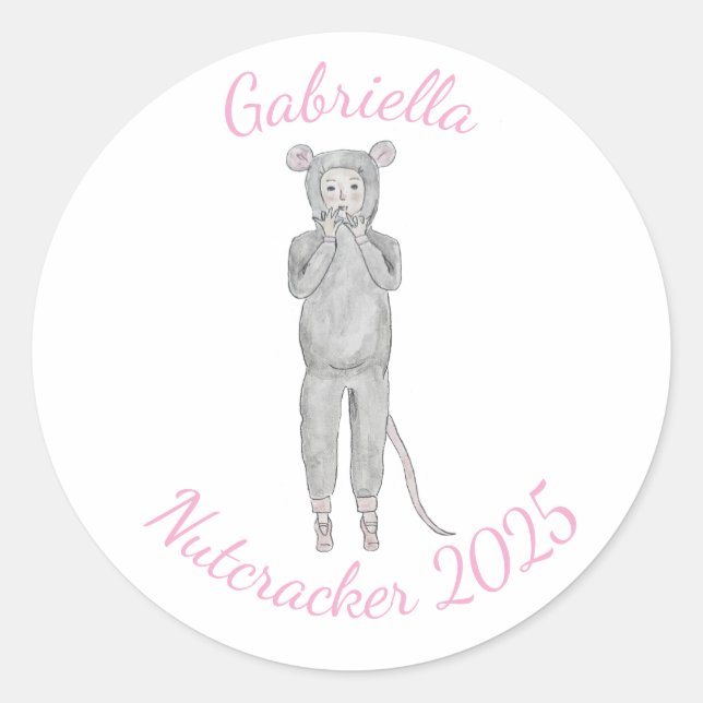 Mouse Nutcracker Sticker (Vorderseite)