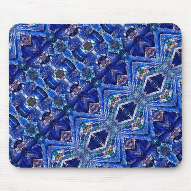Mouse Pad Blue Chalcanthite Mousepad (Vorne)