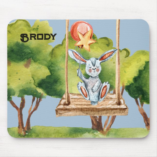 Mouse Pad Bunny Sitting Mousepad (Vorne)