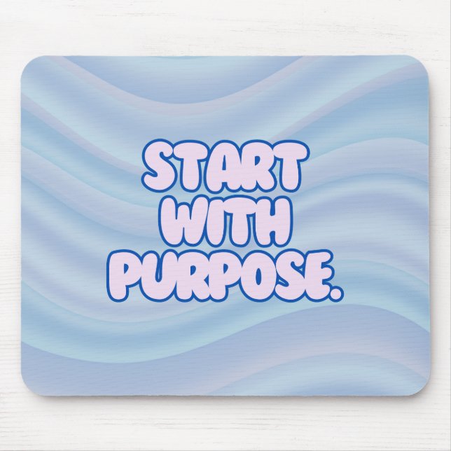 Mouse Pad – Modern Inspirational Desk Accessory Mousepad (Vorne)