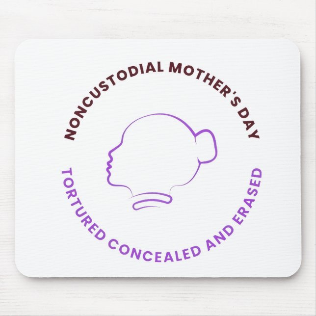 Mouse Pad Noncustodial Mother's Day Logal  Mousepad (Vorne)