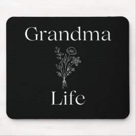 Mouse Pad Oma Life Wildblume Mousepad