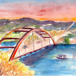 Mouse Pad - Pennybacker Bridge Mousepad
