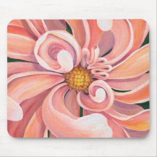 Mouse Pad Pfirsich Dahlia Mousepad