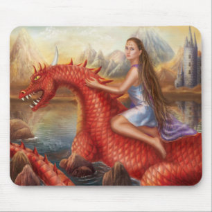 Mouse Pad Red Dragon Mousepad