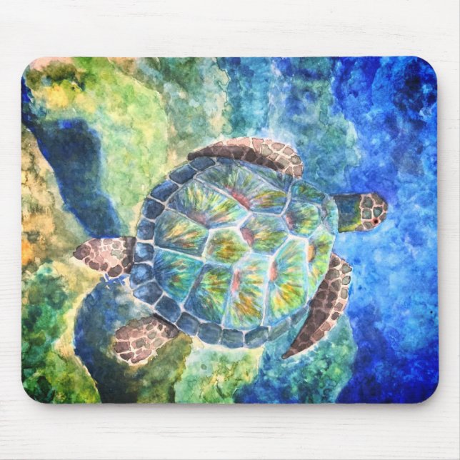 Mouse Pad Sea Turtle #2 A Mousepad (Vorne)