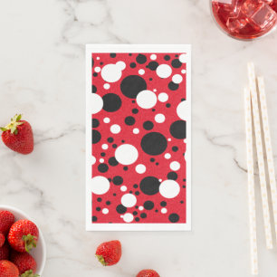Mouse Party Polka Dot Cocktail Napkins Serviette