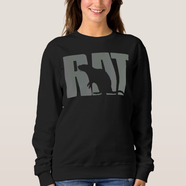 Mouse Rat Bekleidung Ratte Sweatshirt (Vorderseite)