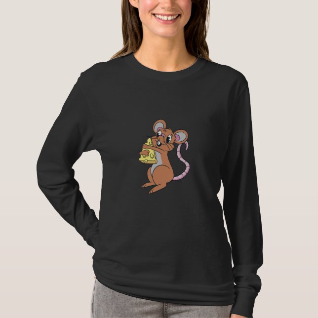mouse rat cheese T-Shirt (Vorderseite)