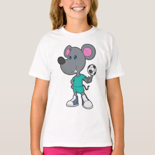 Mouse Soccer Player Soccer T-Shirt