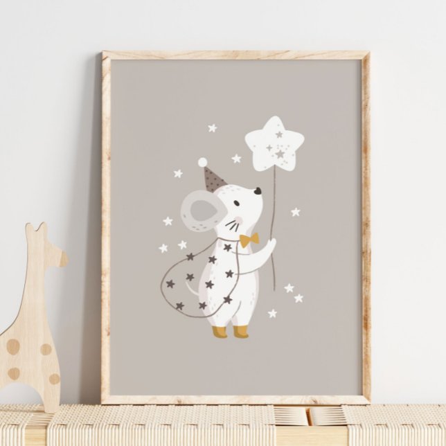 Mouse Star Baby Magic Name Poster | Wall Print (Von Creator hochgeladen)