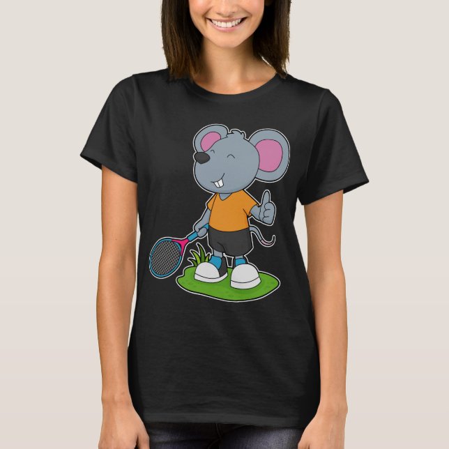 Mouse Tennis player Tennis T-Shirt (Vorderseite)