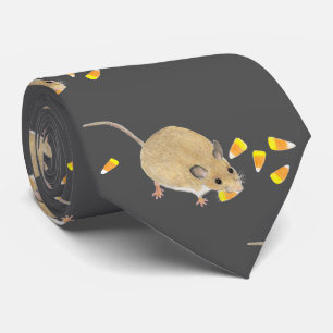Mouse with Candy Corns Krawatte