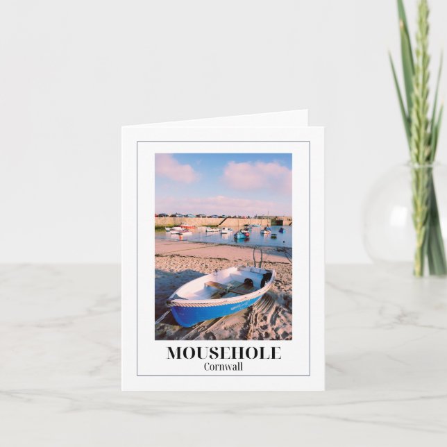 Mousehole, Cornwall Karte (Vorderseite)