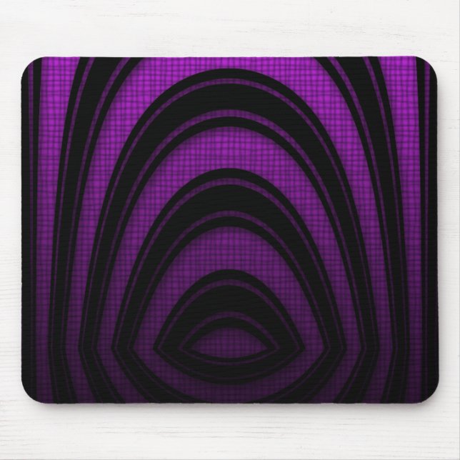 Mousemat Lila Abstrakter Schwarzer Bogen Mousepad (Vorne)