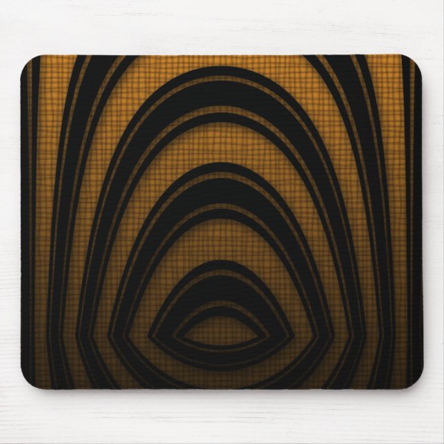 Mousemat Orange Black Abstrakt Arch Mousepad (Vorne)