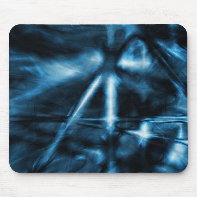 Mousemat Peace, Electric Blue Mousepad (Vorne)
