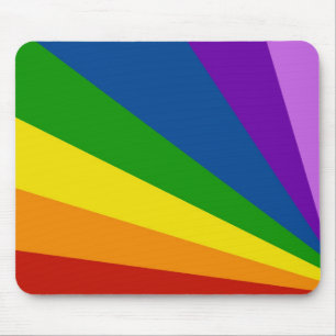 Mousemat Regenbogen-Streifen-Summen-abstrakter Mousepad