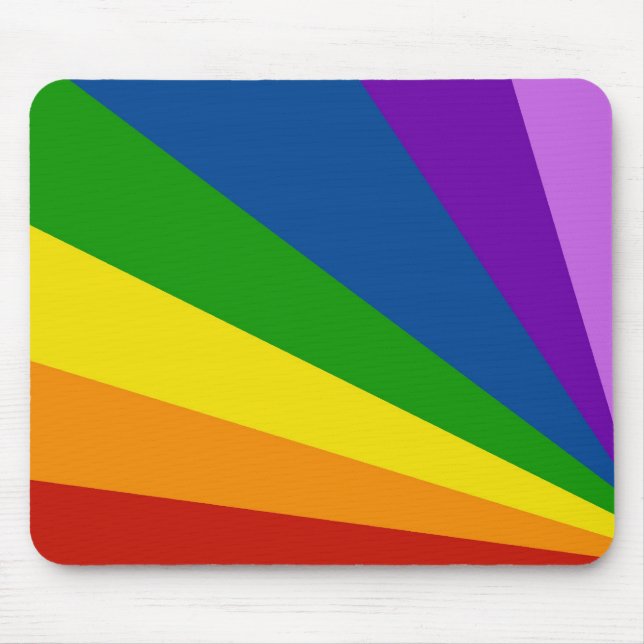 Mousemat Regenbogen-Streifen-Summen-abstrakter Mousepad (Vorne)