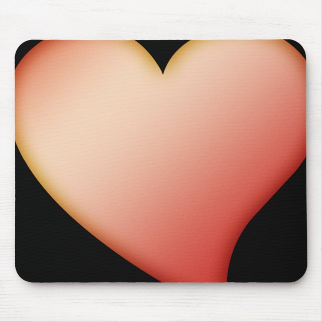 Mousemat Rotes Herz, individuell anpassbares Bild  Mousepad (Vorne)