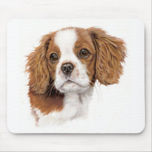 Mousemat: Unbekümmerter König Charles Spaniel Mousepad