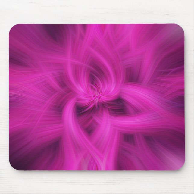 mousepad_Abstract Kunstwind (Rosa) Mousepad (Vorne)