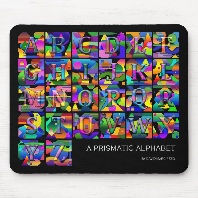Mousepad Alphabet (Vorne)