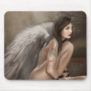 Mousepad Angel dunkel