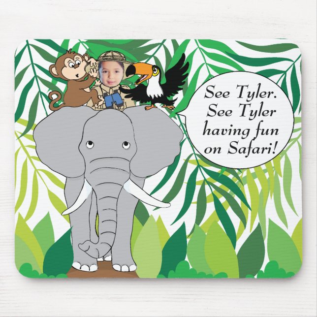 Mousepad "Animal Safari" Personalize (Vorne)