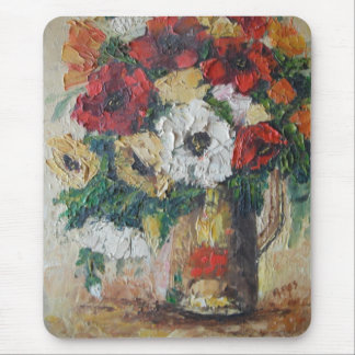 Mousepad Ann Hayes Gemälde Blume Mix Delight