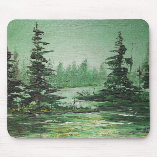Mousepad Ann Hayes Painting Green Forest (Vorne)