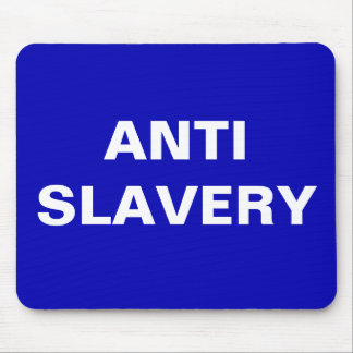 Mousepad Anti Slavery Blue