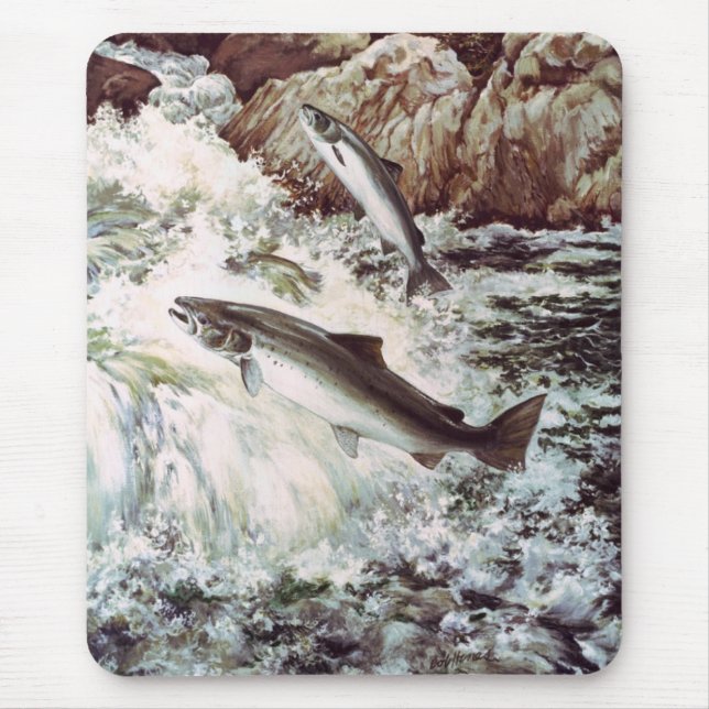 Mousepad/atlantische Lachse Mousepad (Vorne)