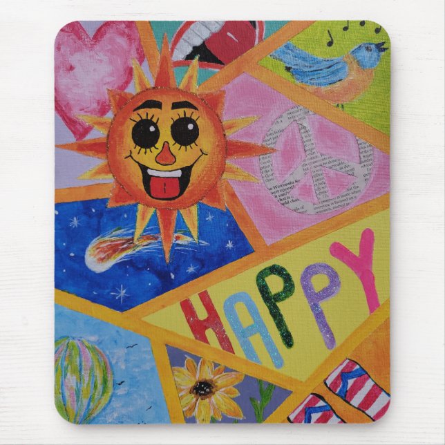 Mousepad - Auf Sonnenschein spazieren (Vorne)