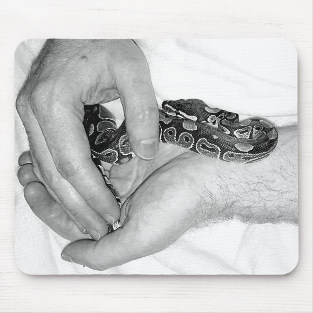 Mousepad! Baby Nova morph BP in Händen Mousepad (Vorne)