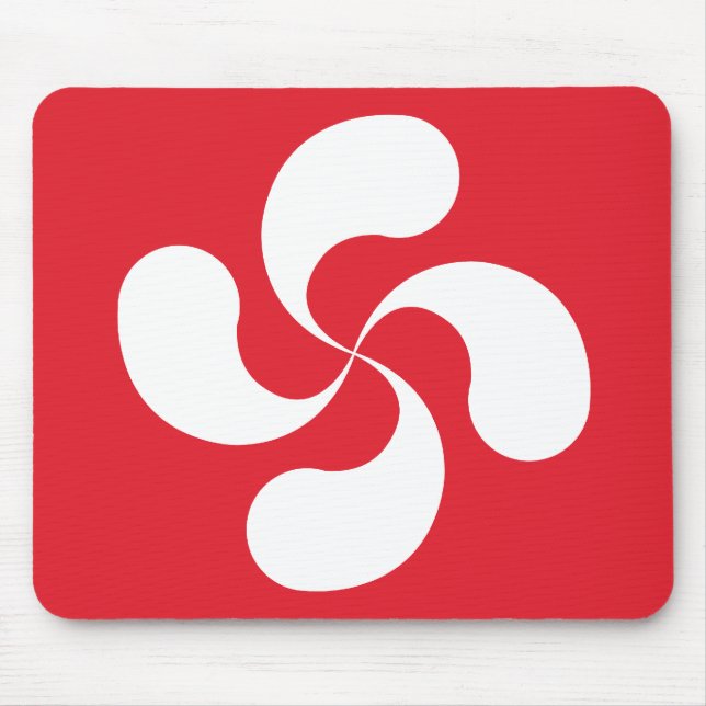 Mousepad baskisches Kreuz „Lauburu " (Vorne)