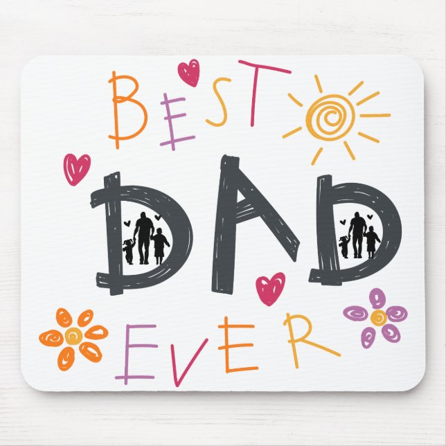Mousepad "Bester Vater je" (Vorne)