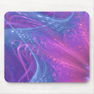 Mousepad Blue Magenta Asymmetrisches Fraktal