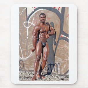 Mousepad, Bodybuilder Jean SCUTT # 5A Mousepad
