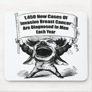 Mousepad - Brustkrebs der Männer