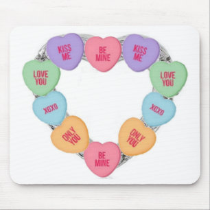 Mousepad Candy Liebe Hearts