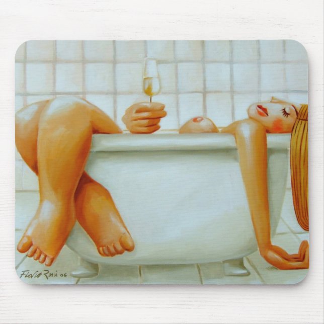Mousepad: Champagne by Flavio Rossi Mousepad (Vorne)