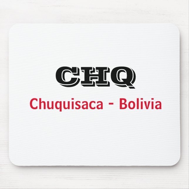 Mousepad Chuquisaca Bolivia (Vorne)